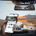 WOLFBOX G900TriPro Bumper Version 3 Channel Rearview Mirror Camera