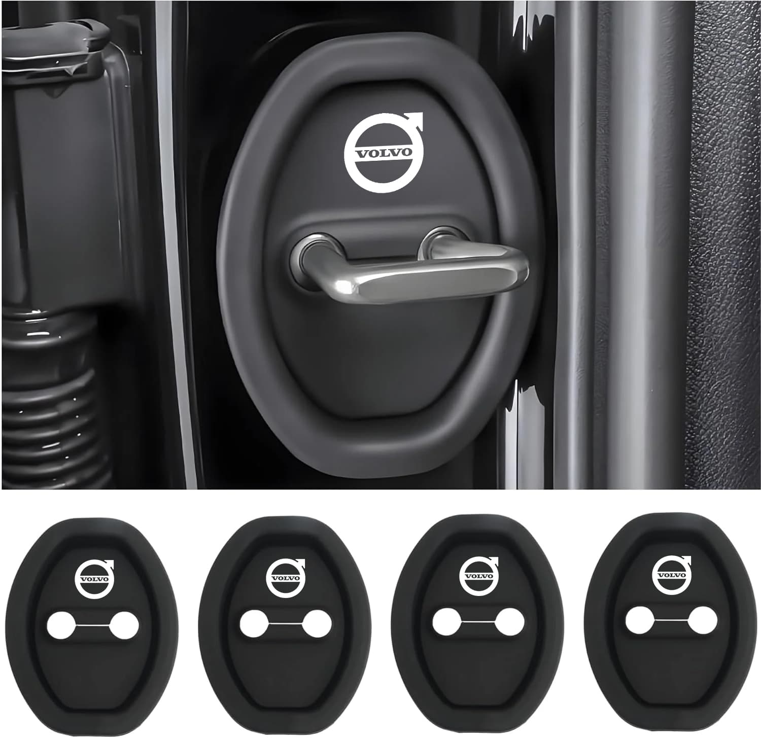 Eptchn Universal Silicone Car Door Covers Protector (4 PACK)